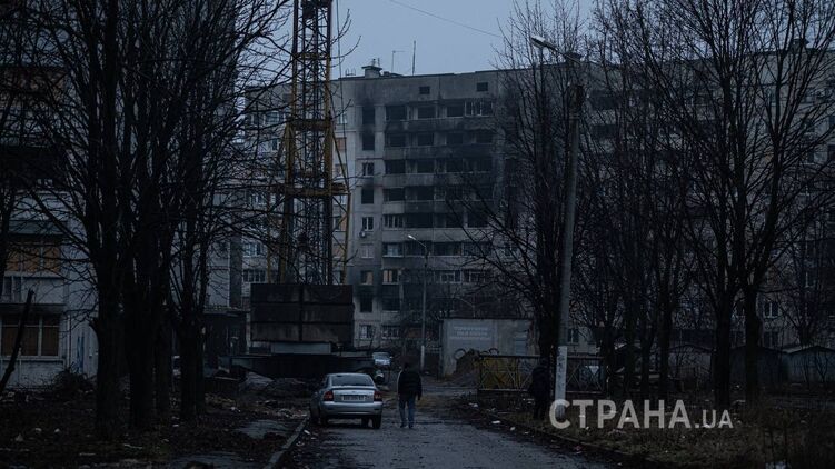 Харьковская Салтовка после российских обстрелов. Фото: 