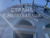 Металл уже установлен. Продолжаются работы с тризубом, который заменил советский герб на монументе Родина-Мать