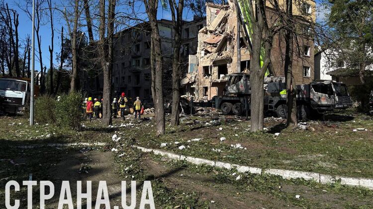 Наслідки удару по Києву
