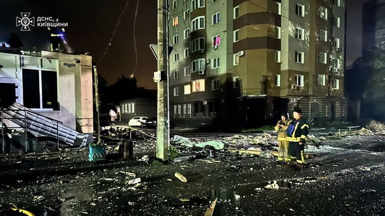 Последствия прилетов в Киевской области