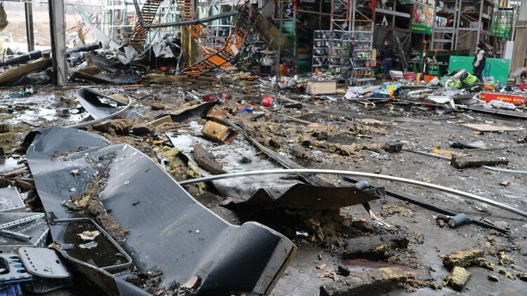 Последствия удара по Запорожью 