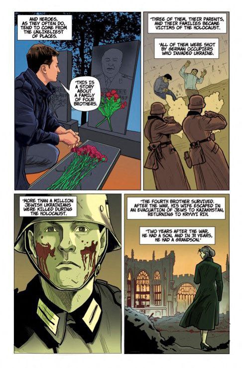 Компания TidalWave Comics выпустила комикс о жизни президента Украины Владимира Зеленского