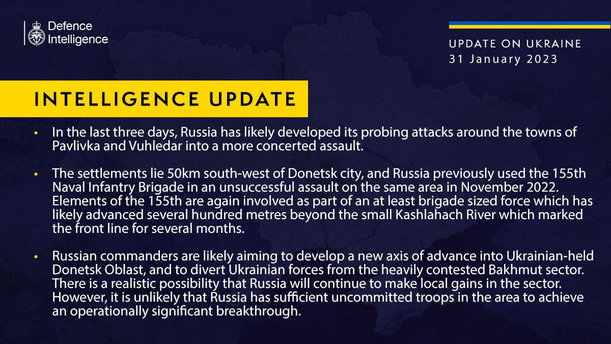 Росія планує новий напрямок наступу в Донецькій області - розвідка Британії