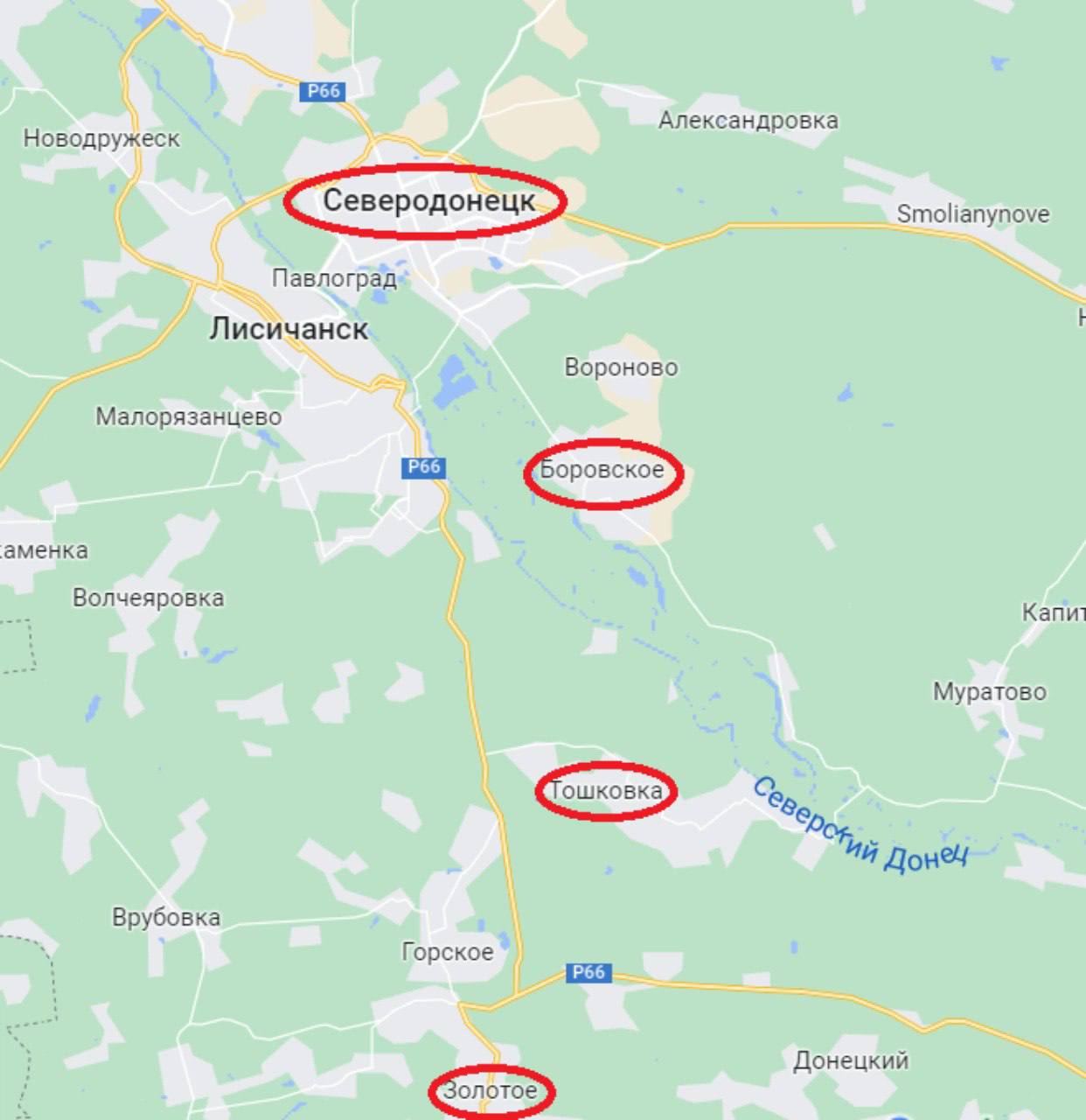 Враг наступает в Луганской области