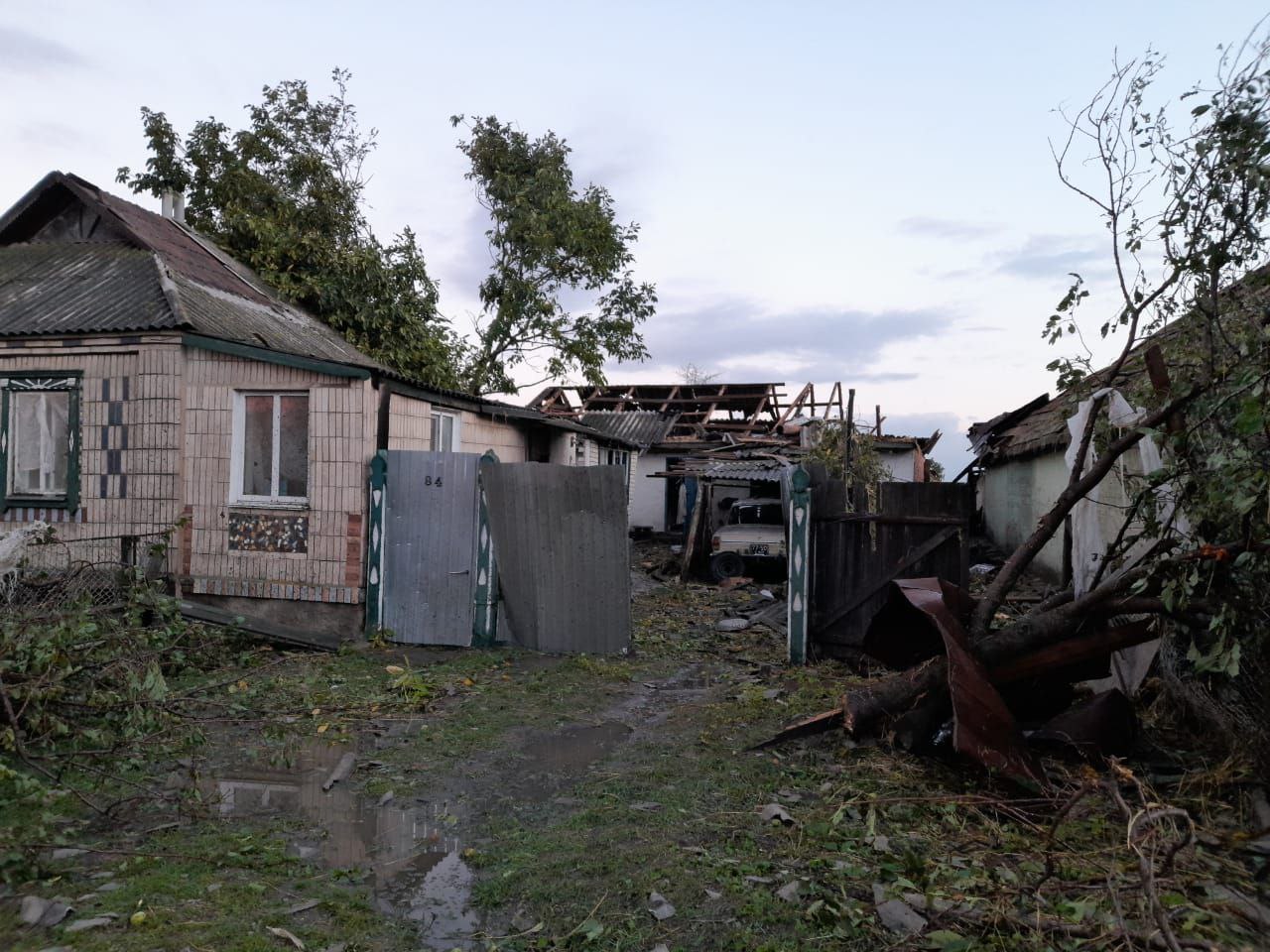 Последствия непогоды в Бурыни
