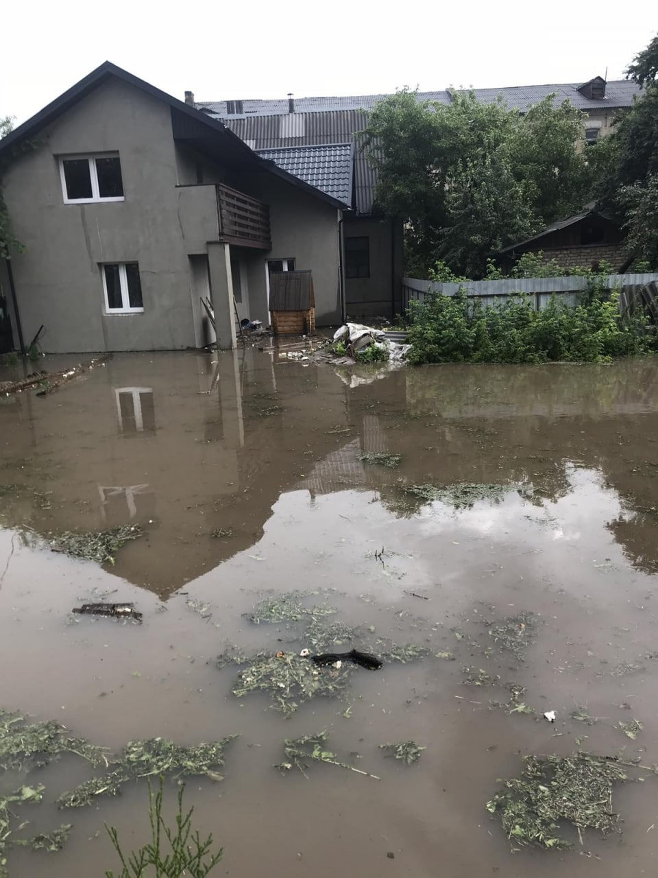 В Гродно ливни затопили улицы