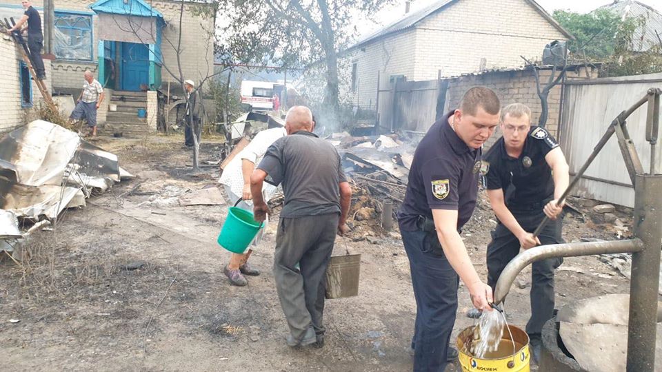 Пожары под Северодонецком 8 июля