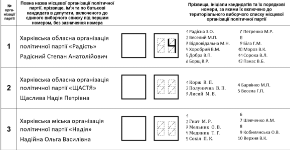 ошибка заполнения бюллетеня на местных выборах 25 октября 2020 года