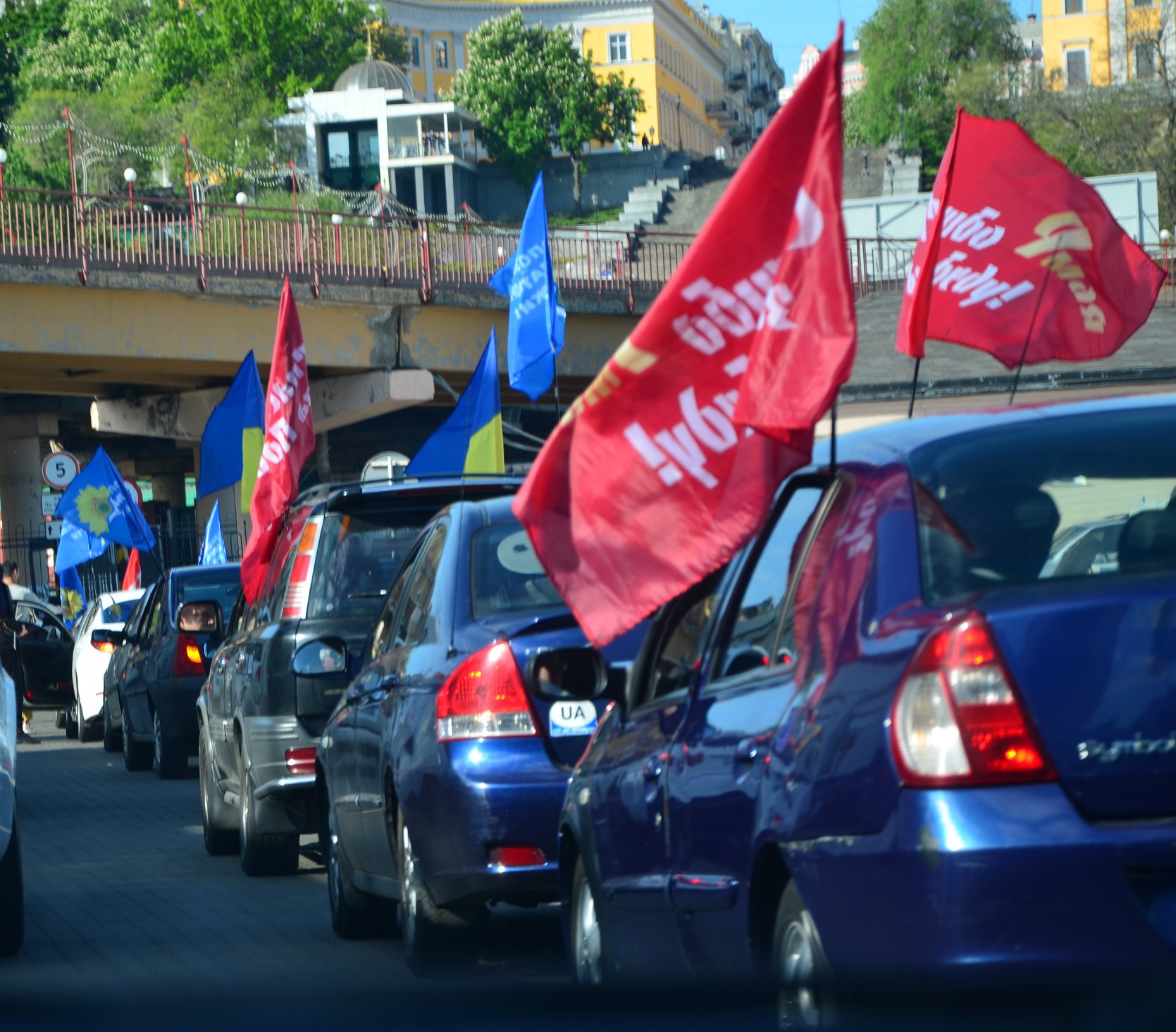 автопробег 9 мая в Одессе