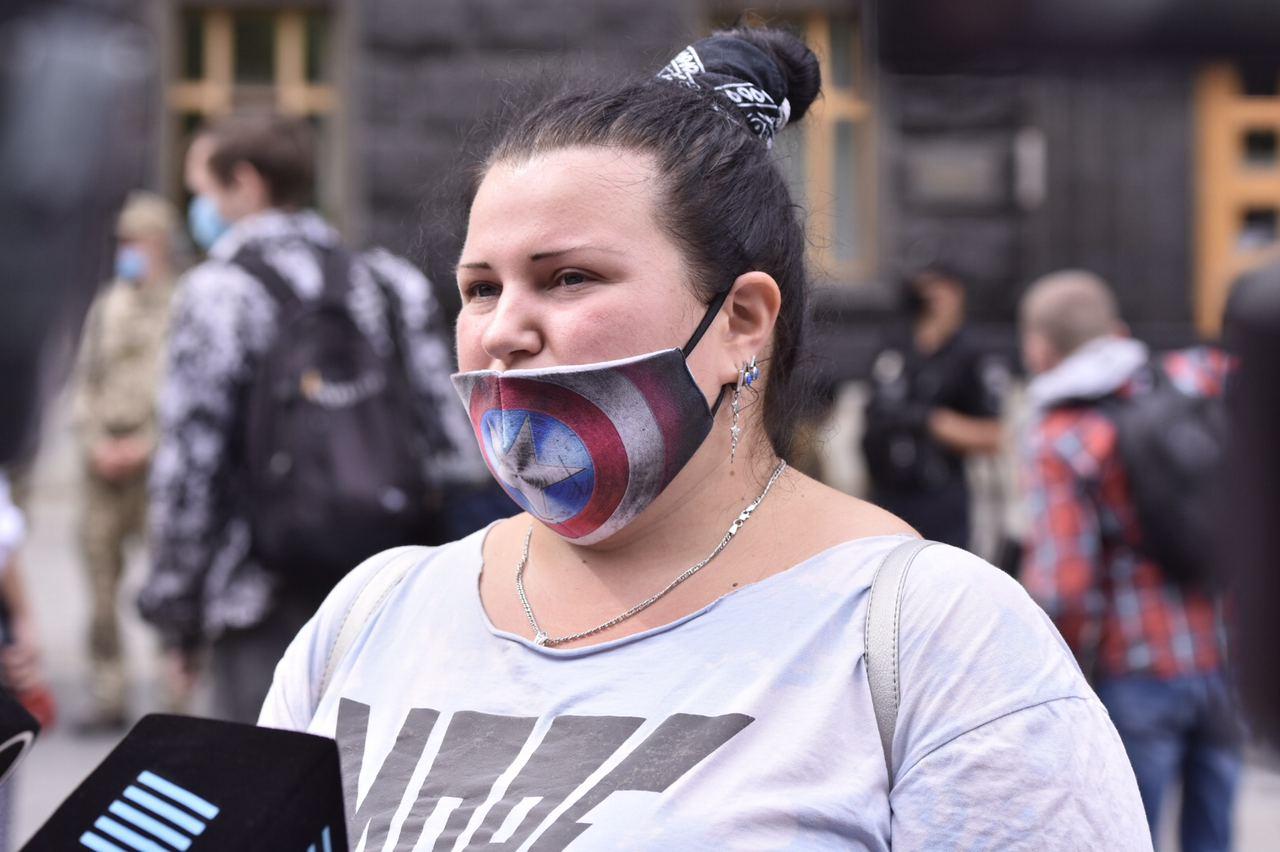 Митинг организаторов концертов под Кабмином. Фото: "Страна"