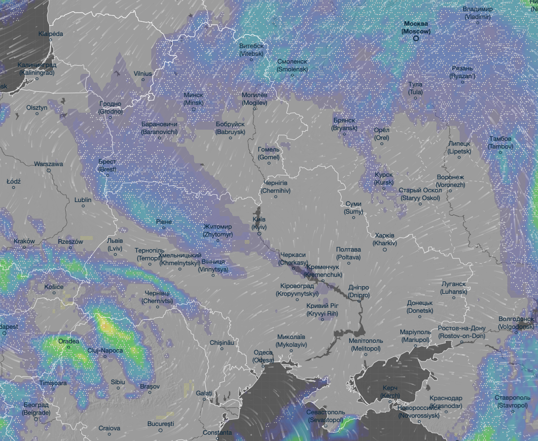 снегопады в Украине