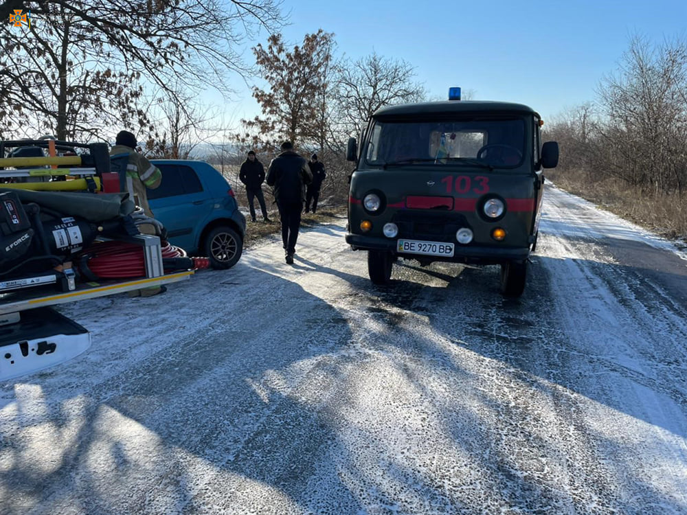 ДТП в Николаевской области. Фото: ГСЧС Украины