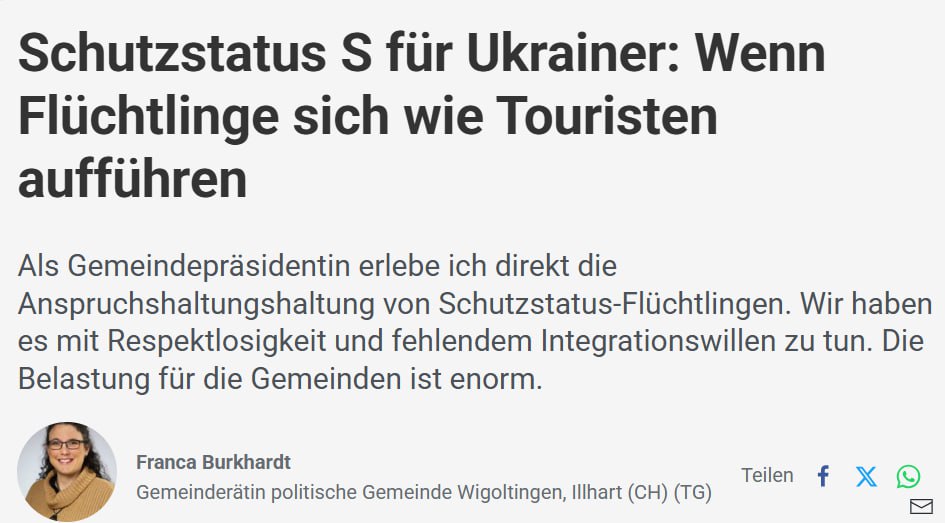 Знімок заголовка на svp.ch