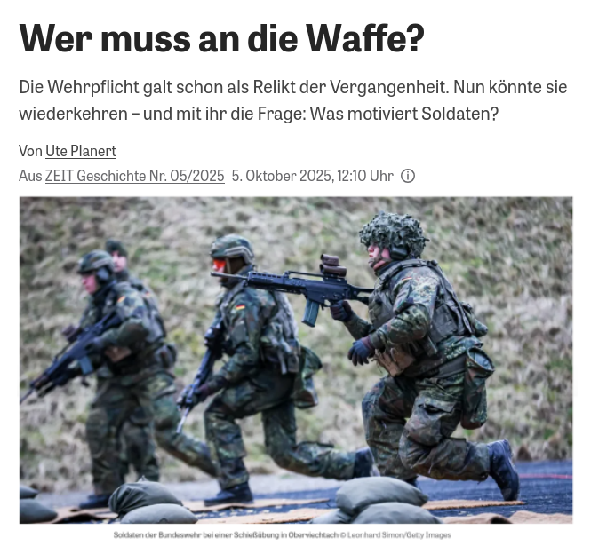 Заголовок на zeit.de